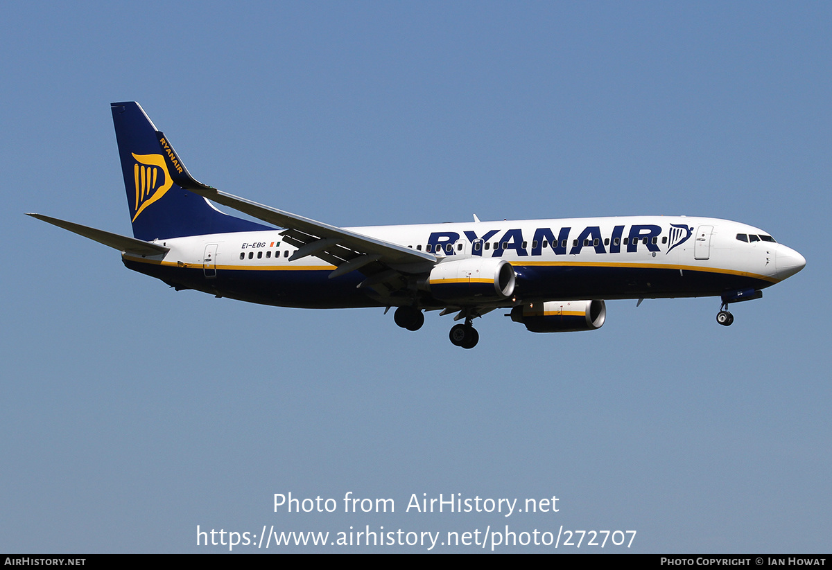 Aircraft Photo of EI-EBG | Boeing 737-8AS | Ryanair | AirHistory.net #272707