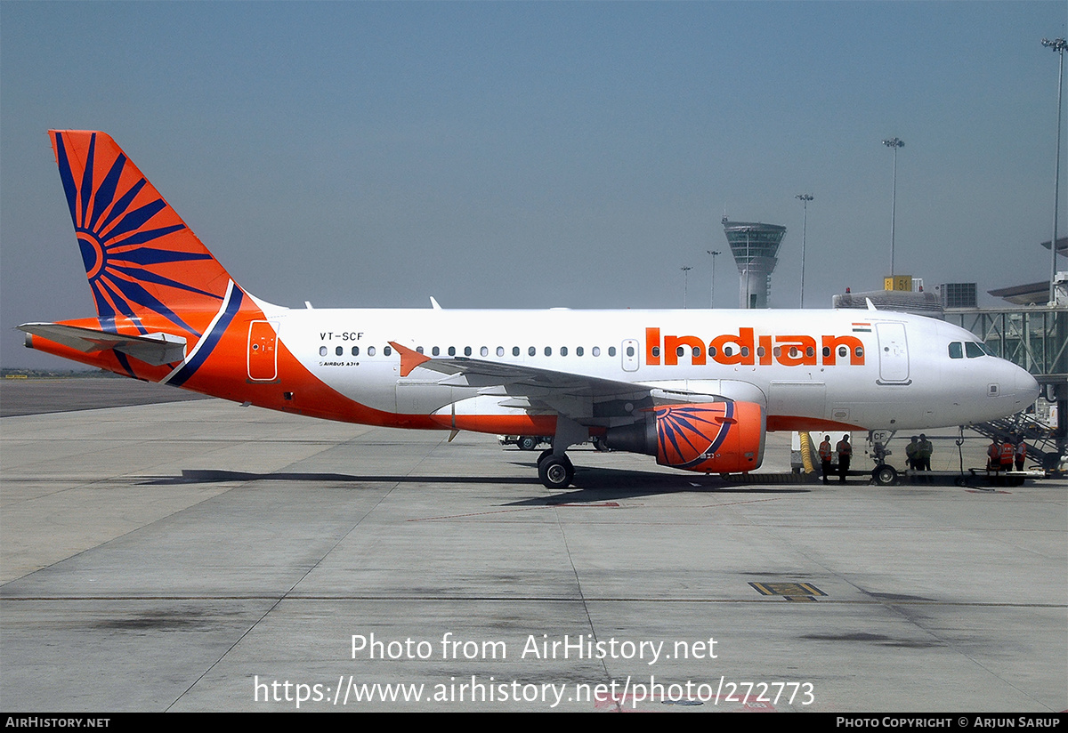 Aircraft Photo of VT-SCF | Airbus A319-112 | Indian Airlines | AirHistory.net #272773