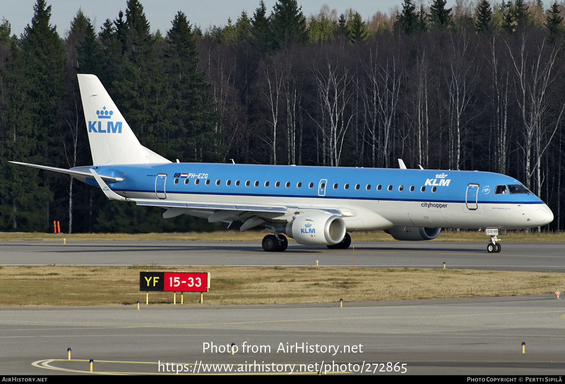 Aircraft Photo of PH-EZG | Embraer 190STD (ERJ-190-100STD) | KLM Cityhopper | AirHistory.net #272865