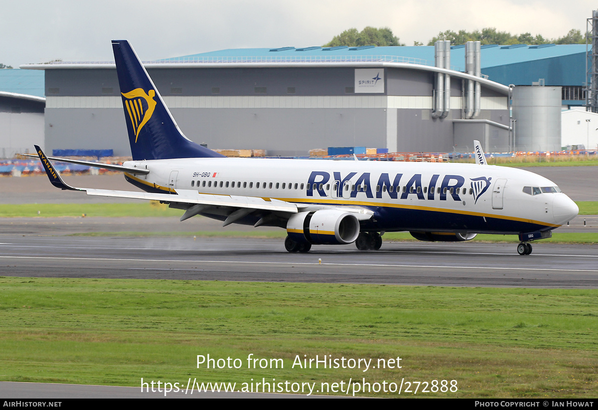 Aircraft Photo of 9H-QBQ | Boeing 737-8AS | Ryanair | AirHistory.net #272888