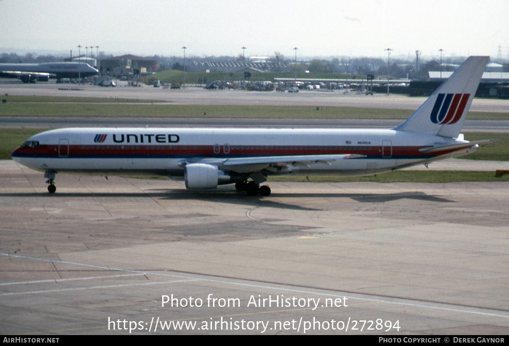 Aircraft Photo of N648UA | Boeing 767-322/ER | United Airlines | AirHistory.net #272894