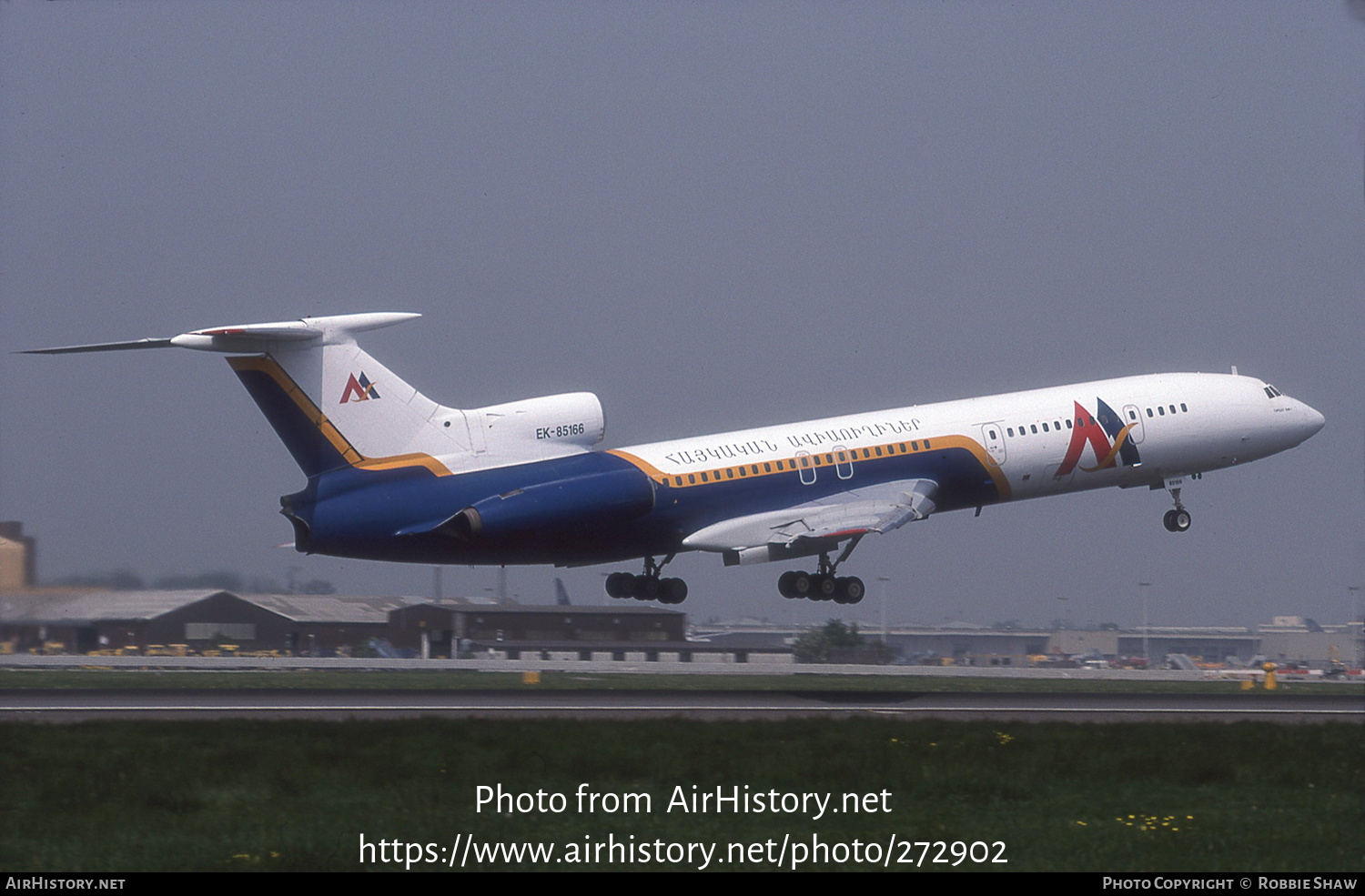 Aircraft Photo of EK-85166 | Tupolev Tu-154B-1 | Armenian Airlines | AirHistory.net #272902