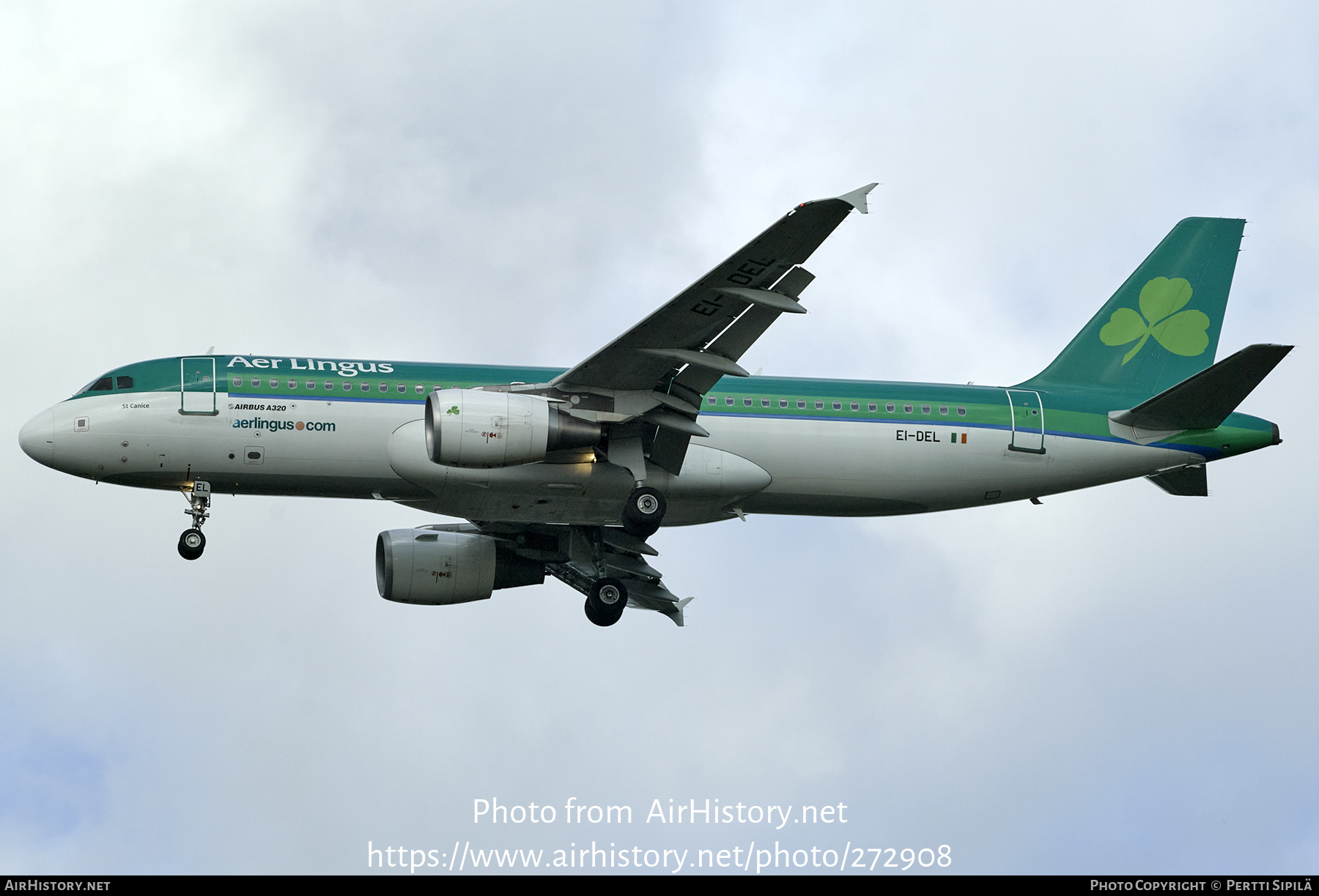 Aircraft Photo of EI-DEL | Airbus A320-214 | Aer Lingus | AirHistory.net #272908