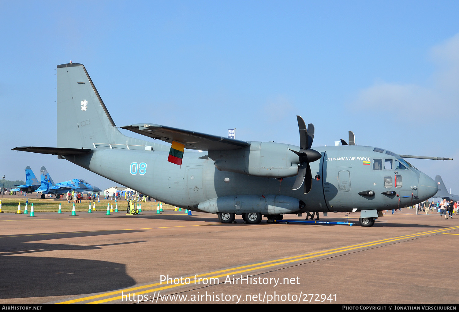 Aircraft Photo of 08 | Alenia C-27J Spartan | Lithuania - Air Force | AirHistory.net #272941