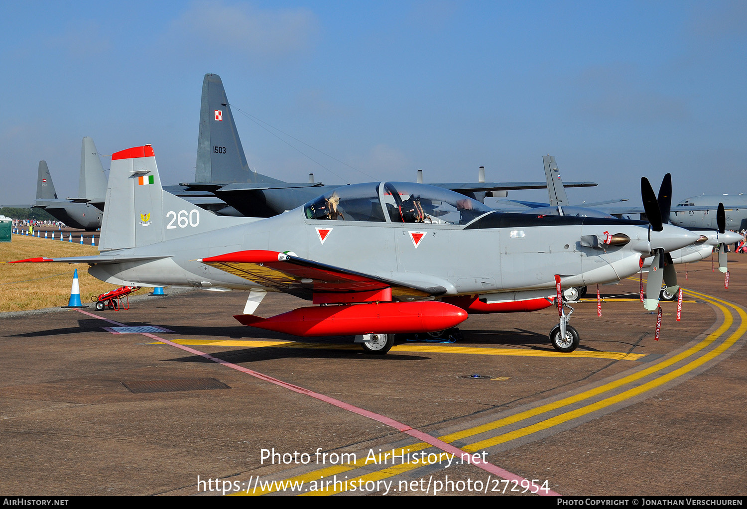 Aircraft Photo of 260 | Pilatus PC-9M | Ireland - Air Force | AirHistory.net #272954