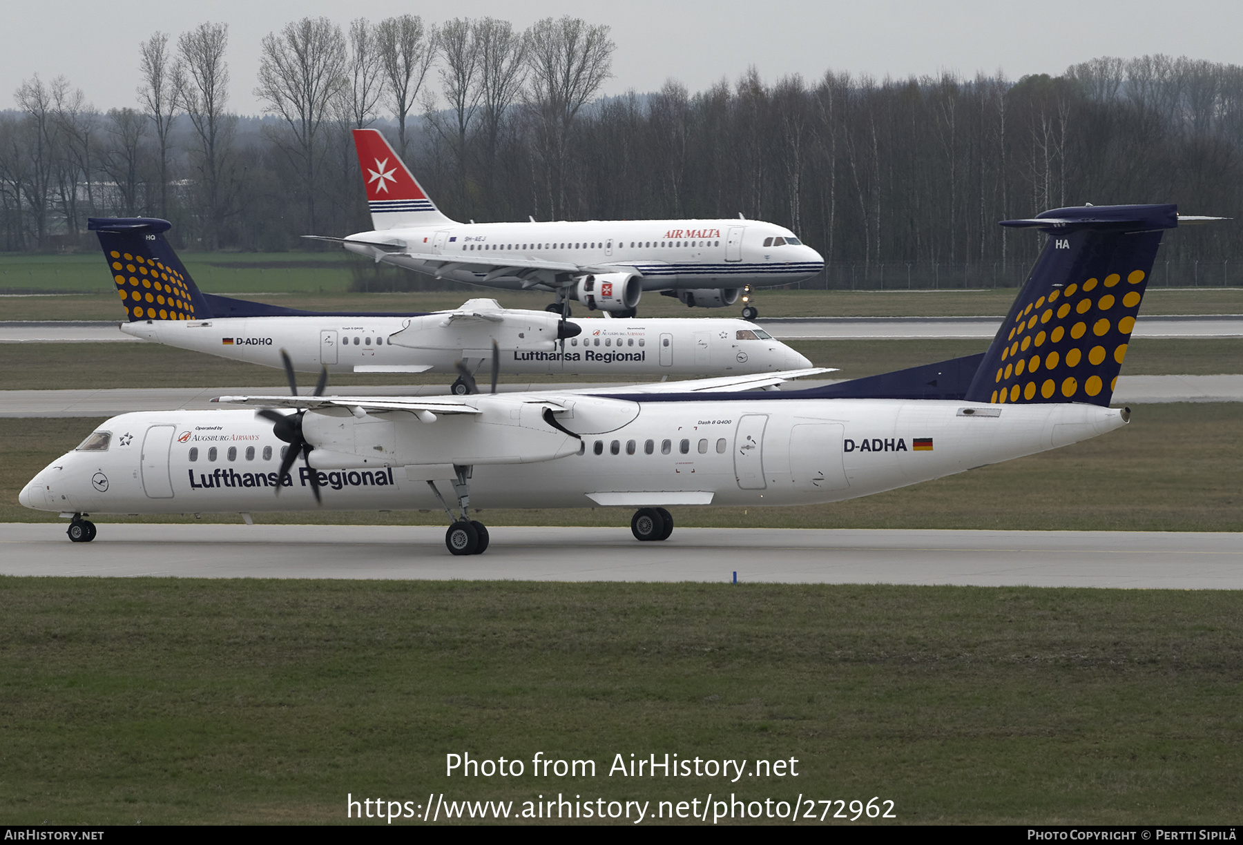 Aircraft Photo of D-ADHA | Bombardier DHC-8-402 Dash 8 | Lufthansa Regional | AirHistory.net #272962