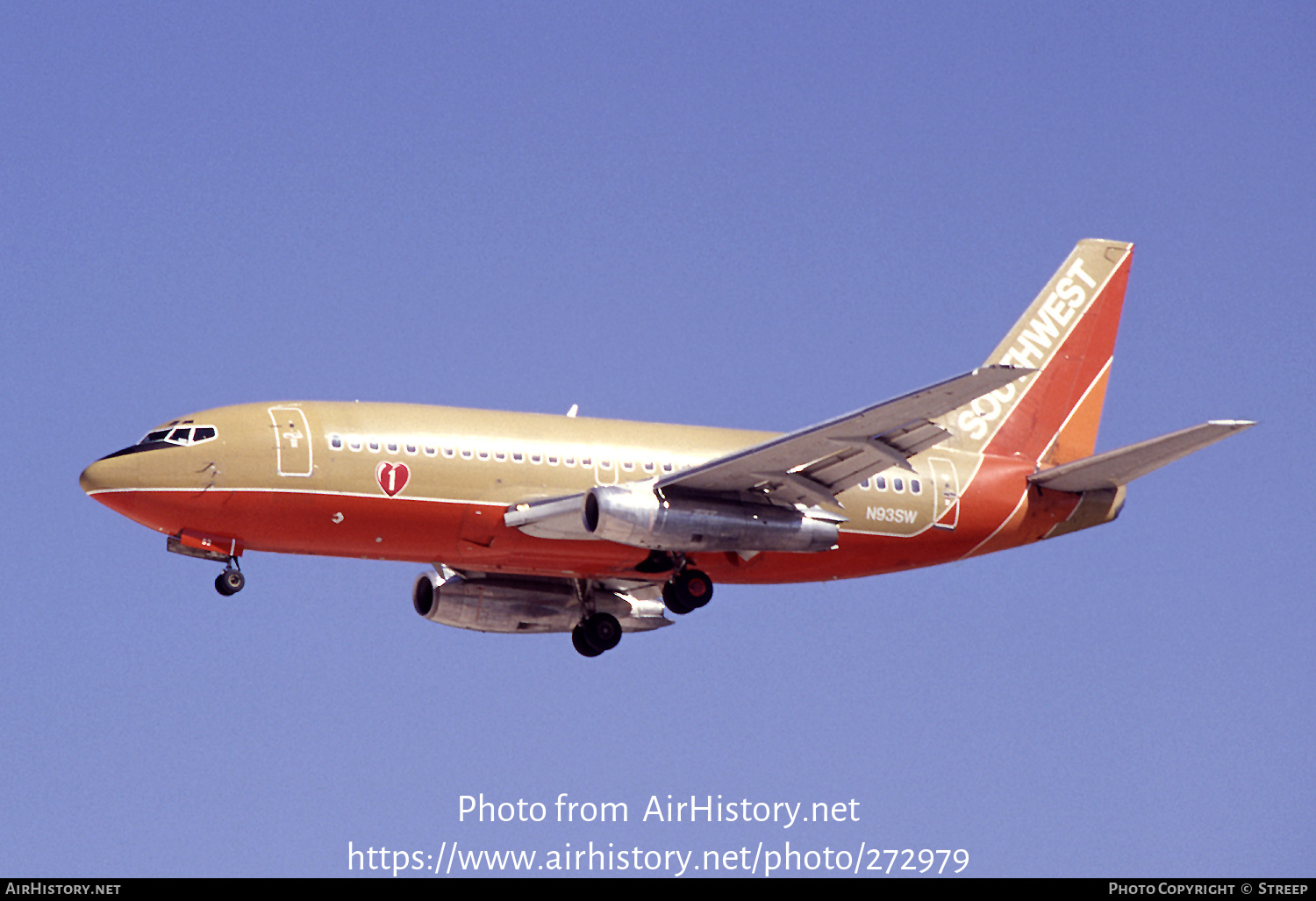 Aircraft Photo of N93SW | Boeing 737-2H4 | Southwest Airlines | AirHistory.net #272979