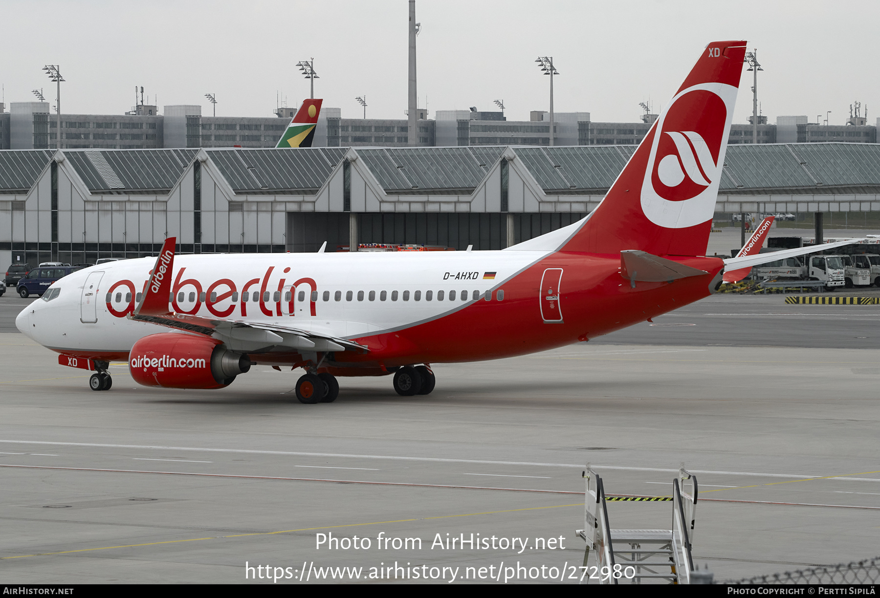 Aircraft Photo of D-AHXD | Boeing 737-7K5 | Air Berlin | AirHistory.net #272980