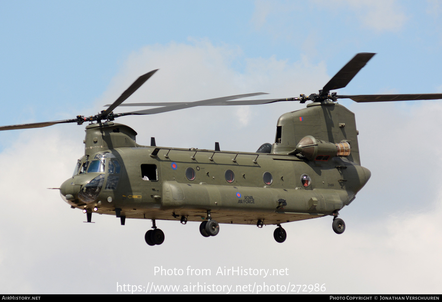 Aircraft Photo of ZH891 | Boeing Chinook HC6A (352) | UK - Air Force | AirHistory.net #272986