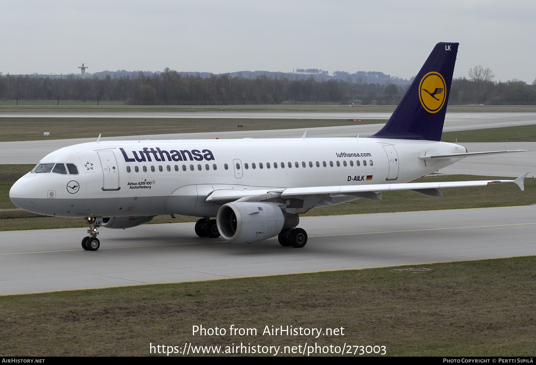 Aircraft Photo of D-AILK | Airbus A319-114 | Lufthansa | AirHistory.net #273003