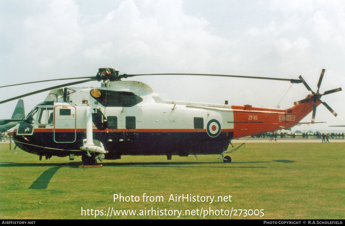 Aircraft Photo of ZF115 | Westland WS-61 Sea King HC4 | UK - Air Force | AirHistory.net #273005