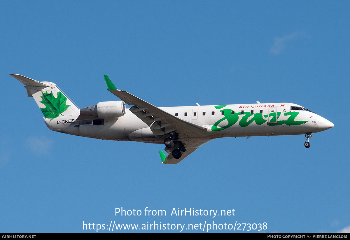 Aircraft Photo of C-GKEZ | Bombardier CRJ-200ER (CL-600-2B19) | Air Canada Jazz | AirHistory.net #273038