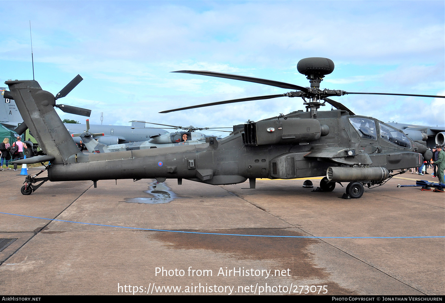 Aircraft Photo of ZJ208 | Westland WAH-64D Longbow Apache AH1 | UK - Army | AirHistory.net #273075