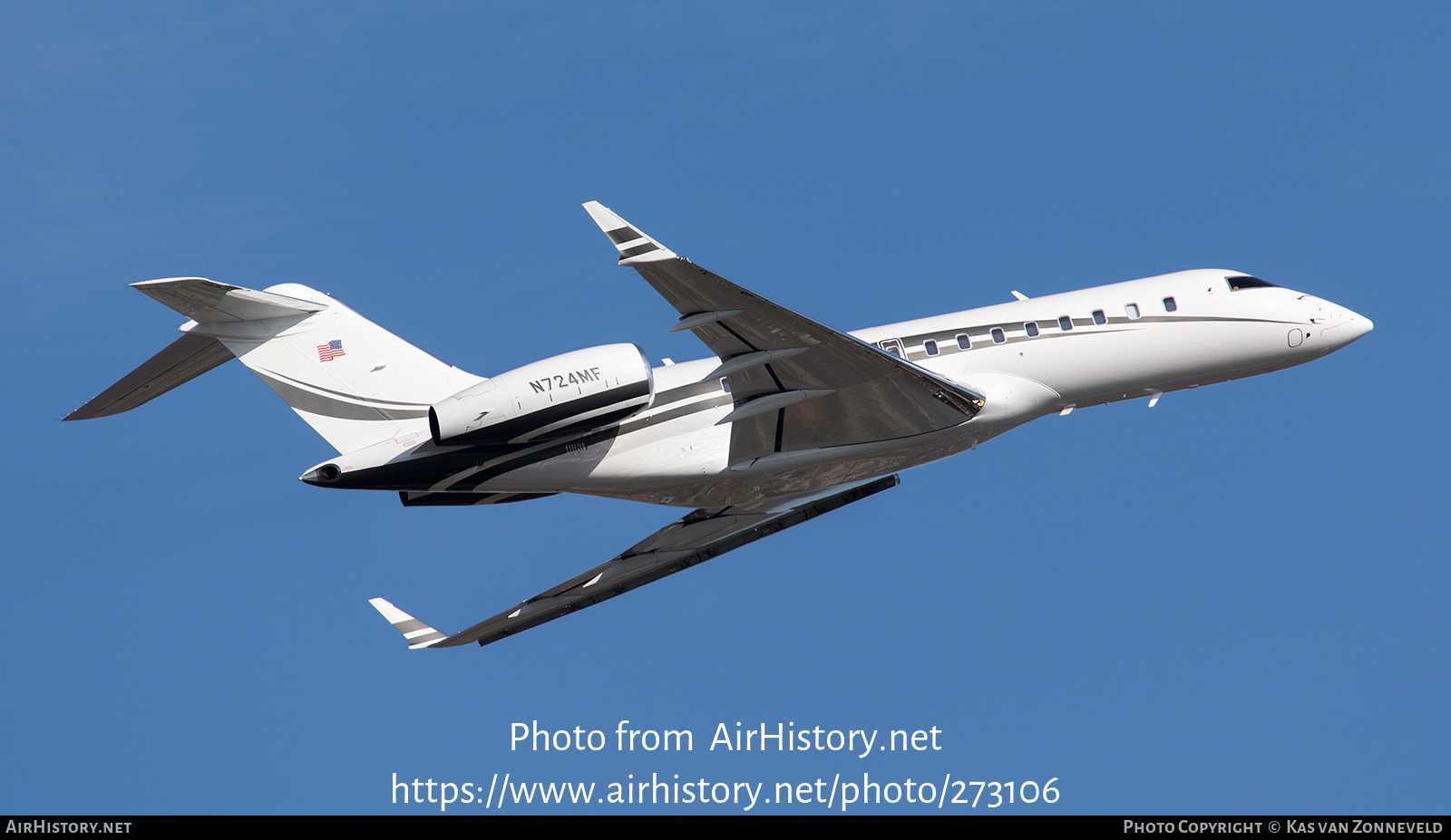 Aircraft Photo of N724MF | Bombardier Global 5000 (BD-700-1A11) | AirHistory.net #273106