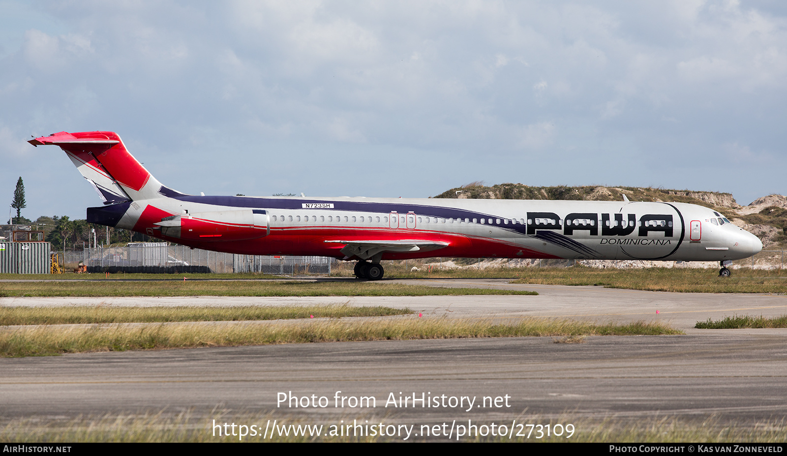 Aircraft Photo of N723SH | McDonnell Douglas MD-83 (DC-9-83) | PAWA Dominicana - Pan Am World Airways | AirHistory.net #273109