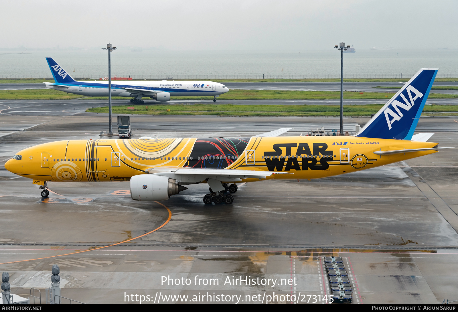 Aircraft Photo of JA743A | Boeing 777-281/ER | All Nippon Airways - ANA | AirHistory.net #273145