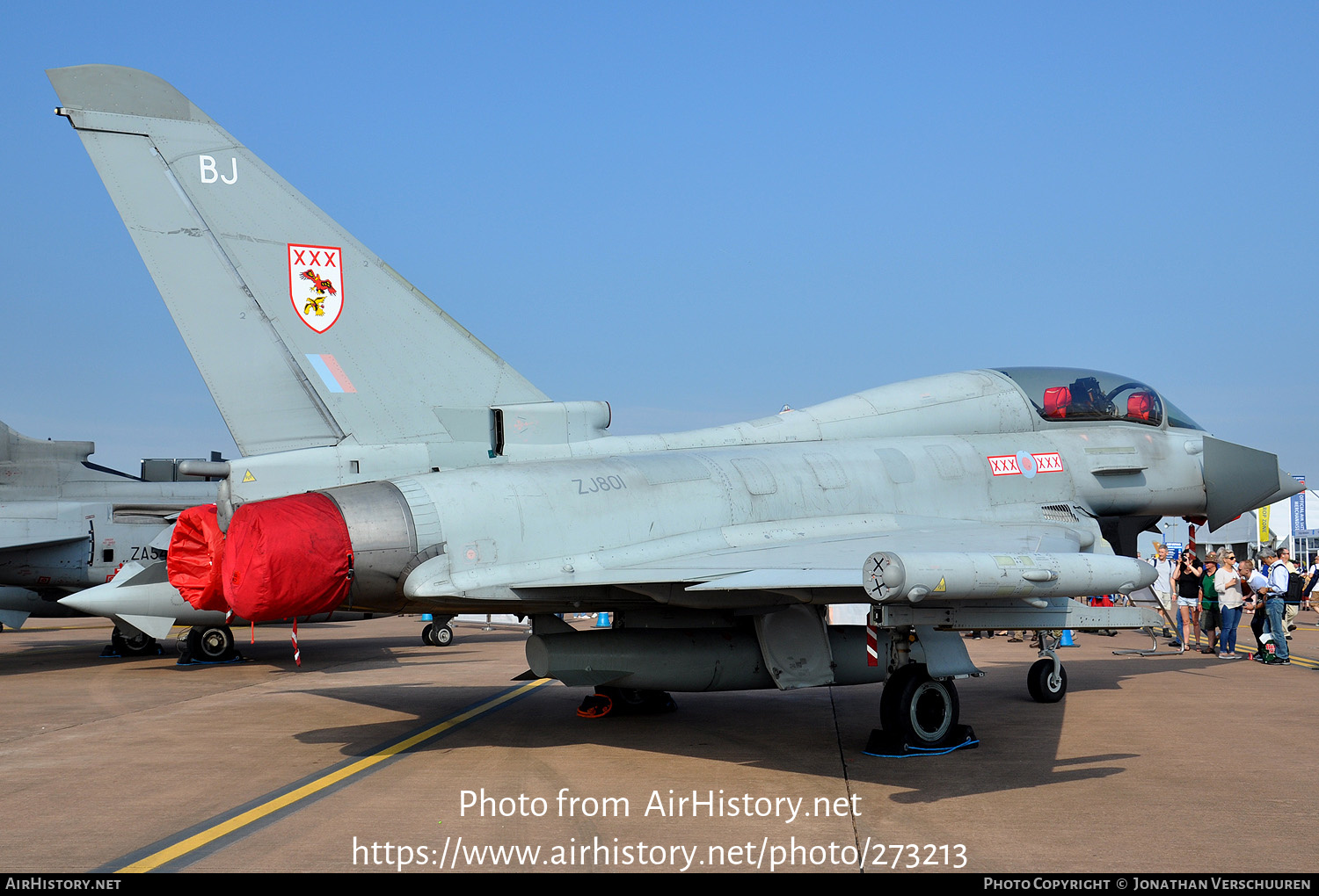 Aircraft Photo of ZJ801 | Eurofighter EF-2000 Typhoon T3 | UK - Air Force | AirHistory.net #273213