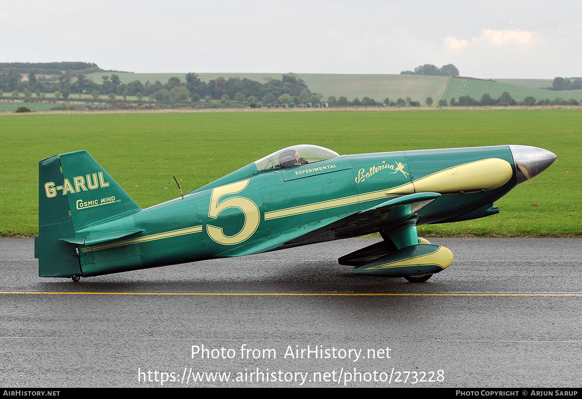 Aircraft Photo of G-ARUL | LeVier Cosmic Wind | AirHistory.net #273228