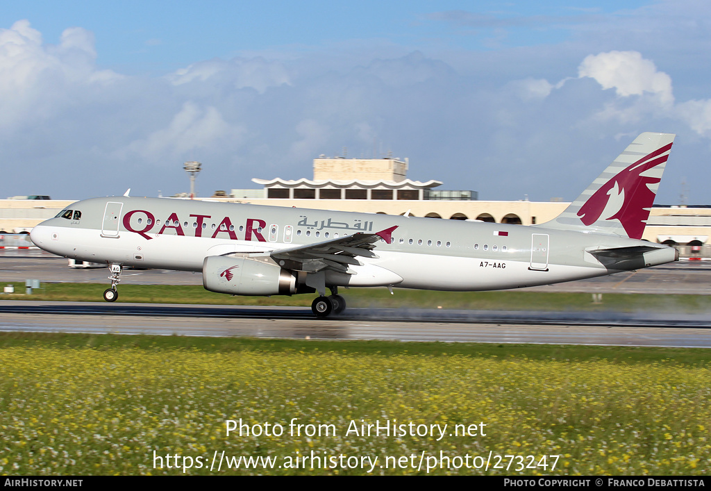 Aircraft Photo of A7-AAG | Airbus A320-232 | Qatar Airways | AirHistory.net #273247