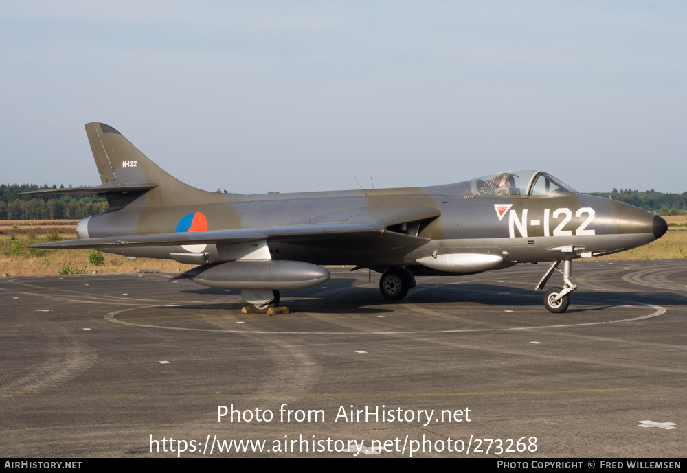 Aircraft Photo of N-122 | Hawker Hunter F4 | Netherlands - Air Force | AirHistory.net #273268