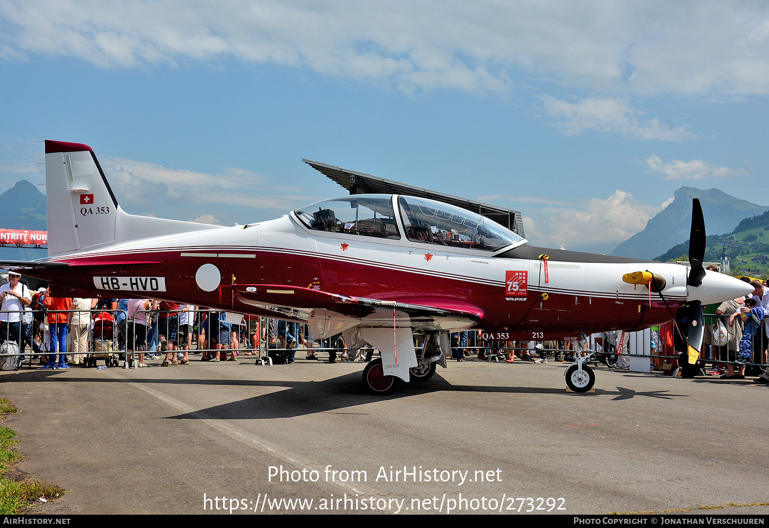 Aircraft Photo of HB-HVD / QA353 | Pilatus PC-21 | AirHistory.net #273292