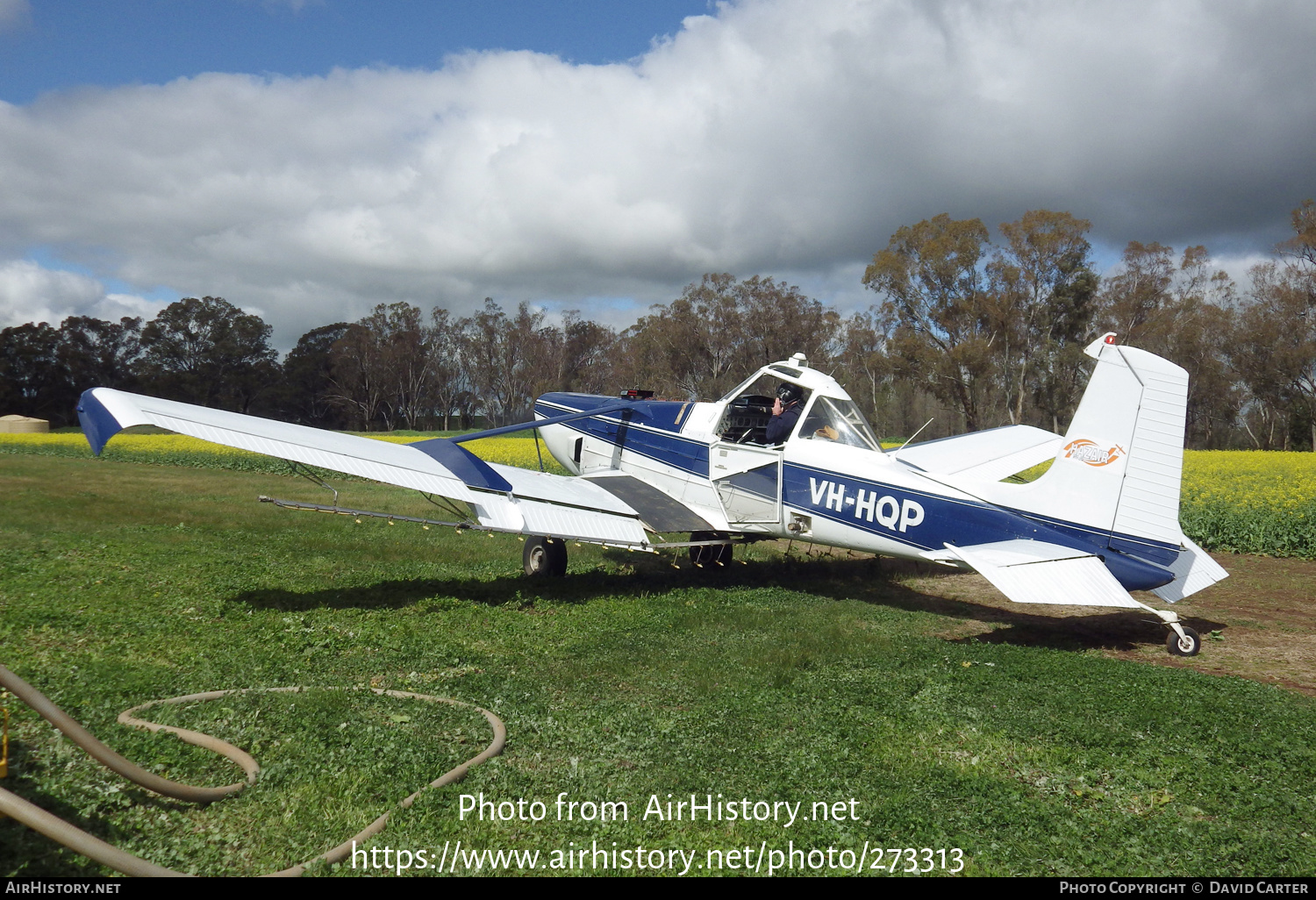 Aircraft Photo of VH-HQP | Cessna A188B/A2 AgTruck | Hazair | AirHistory.net #273313