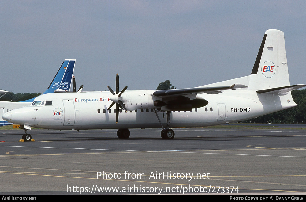 Aircraft Photo of PH-DMD | Fokker 50 | EAE - European Air Express |   #