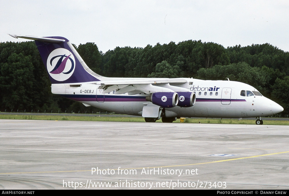 Aircraft Photo of G-DEBJ | British Aerospace BAe-146-100 | Debonair Airways | AirHistory.net #273403