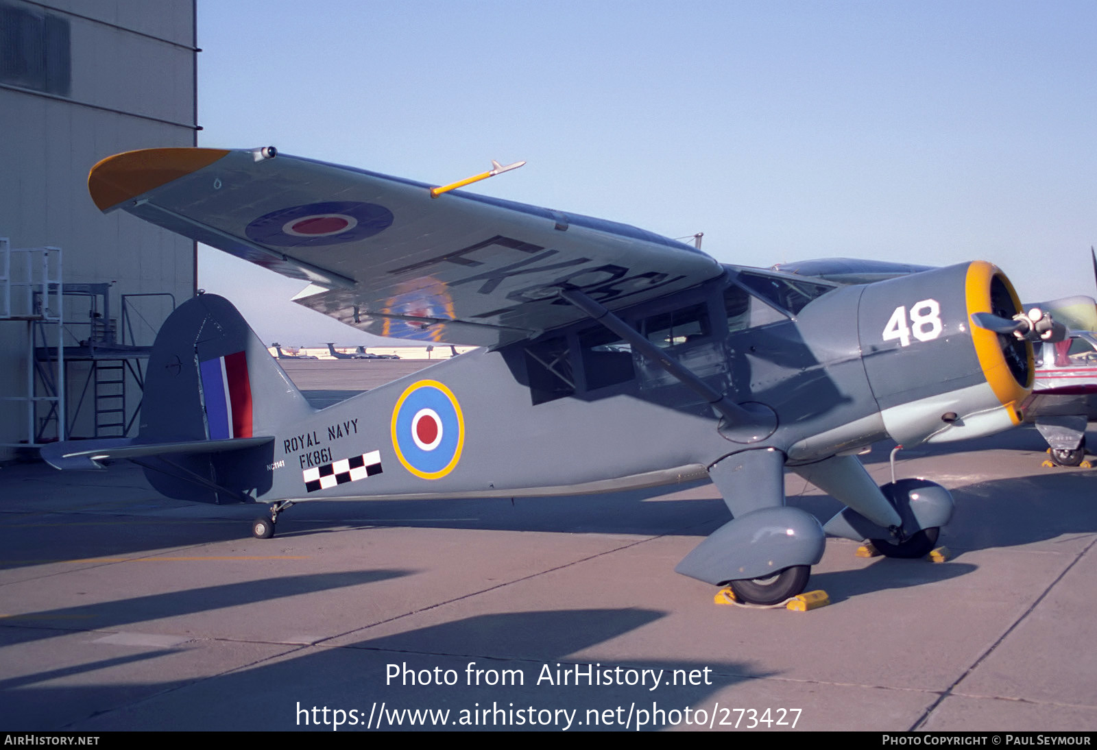 Aircraft Photo of N1141 / NC1141 / FK861 | Stinson AT-19 Reliant Mk1 (V-77) | UK - Navy | AirHistory.net #273427