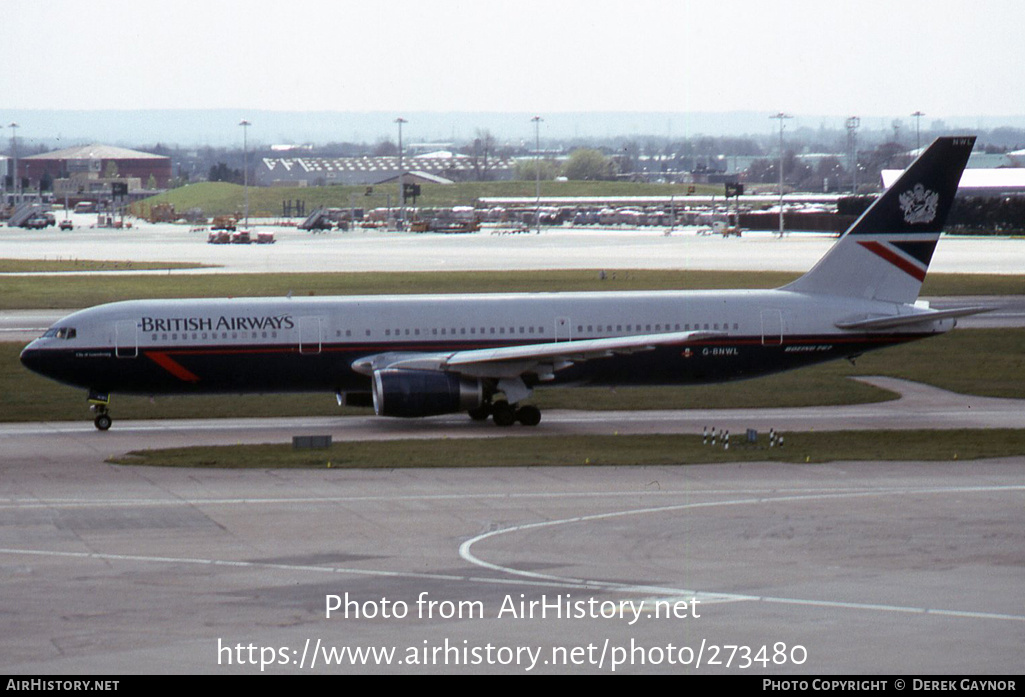 Aircraft Photo of G-BNWL | Boeing 767-336/ER | British Airways | AirHistory.net #273480