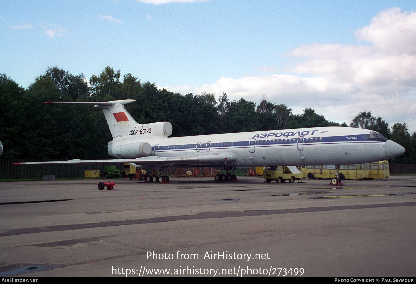 Aircraft Photo of CCCP-85122 | Tupolev Tu-154B | Aeroflot | AirHistory.net #273499