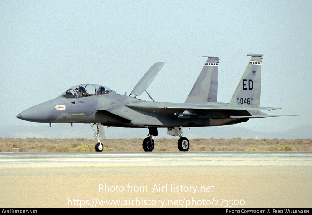 Aircraft Photo of 82-0046 | McDonnell Douglas F-15D Eagle | USA - Air Force | AirHistory.net #273500