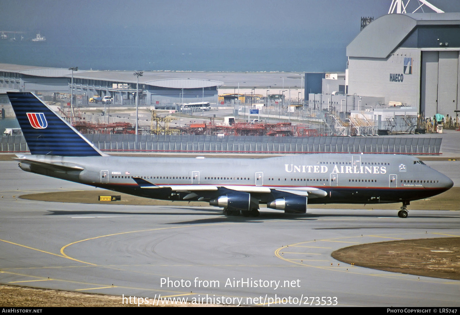 Aircraft Photo of N186UA | Boeing 747-422 | United Airlines | AirHistory.net #273533