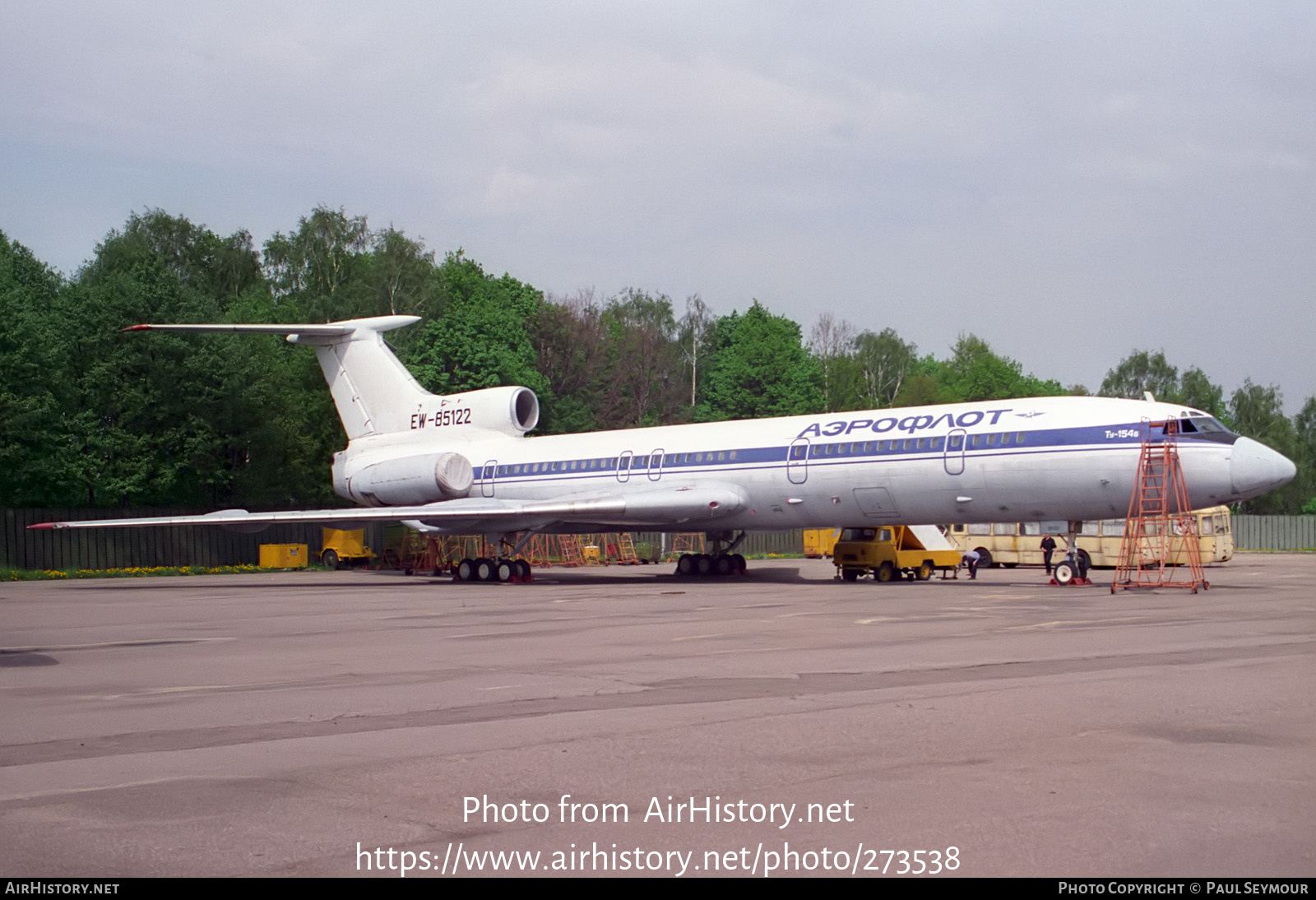 Aircraft Photo of EW-85122 | Tupolev Tu-154B | Aeroflot | AirHistory.net #273538