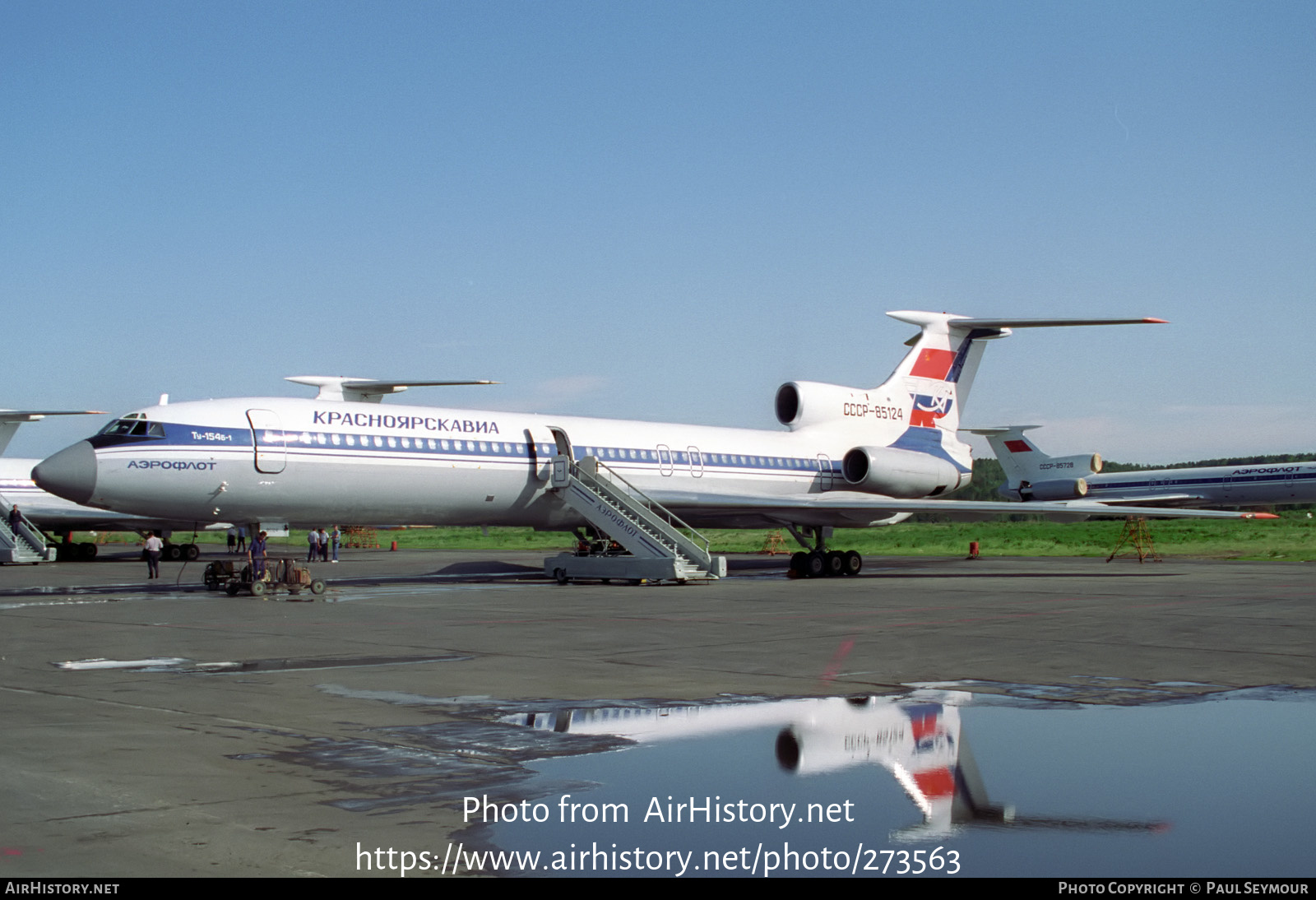 Aircraft Photo of CCCP-85124 | Tupolev Tu-154B-1 | Krasnoyarskavia | AirHistory.net #273563