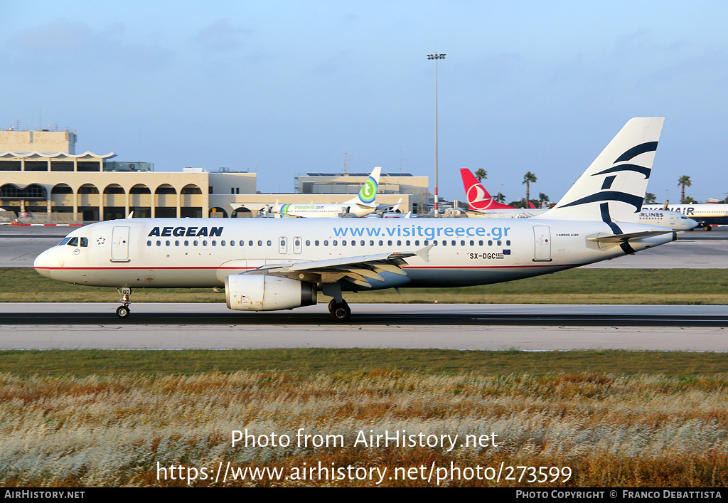 Aircraft Photo of SX-DGC | Airbus A320-232 | Aegean Airlines | AirHistory.net #273599