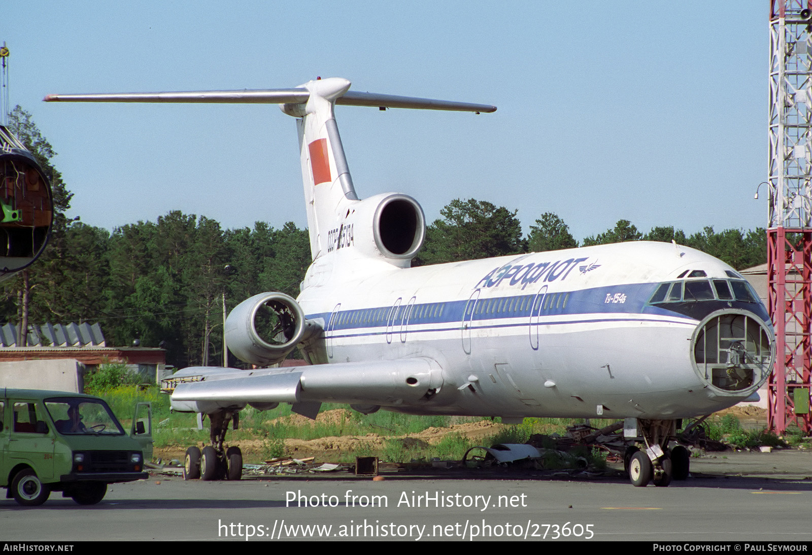 Aircraft Photo of CCCP-85134 | Tupolev Tu-154B | Aeroflot | AirHistory.net #273605