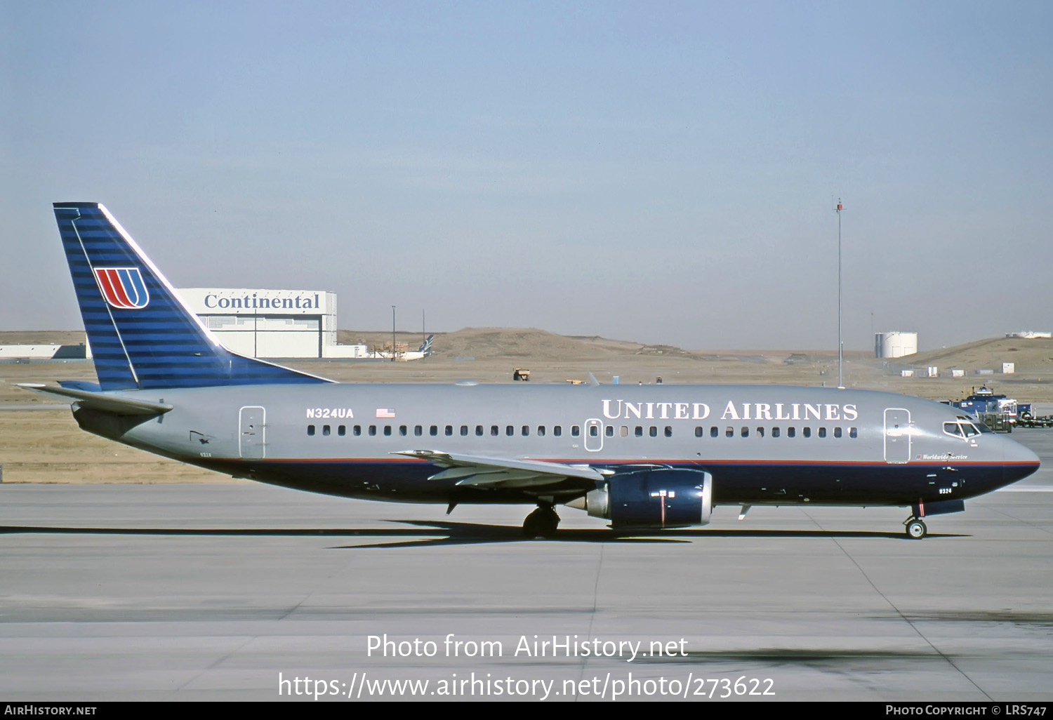 Aircraft Photo Of N324UA | Boeing 737-322 | United Airlines ...