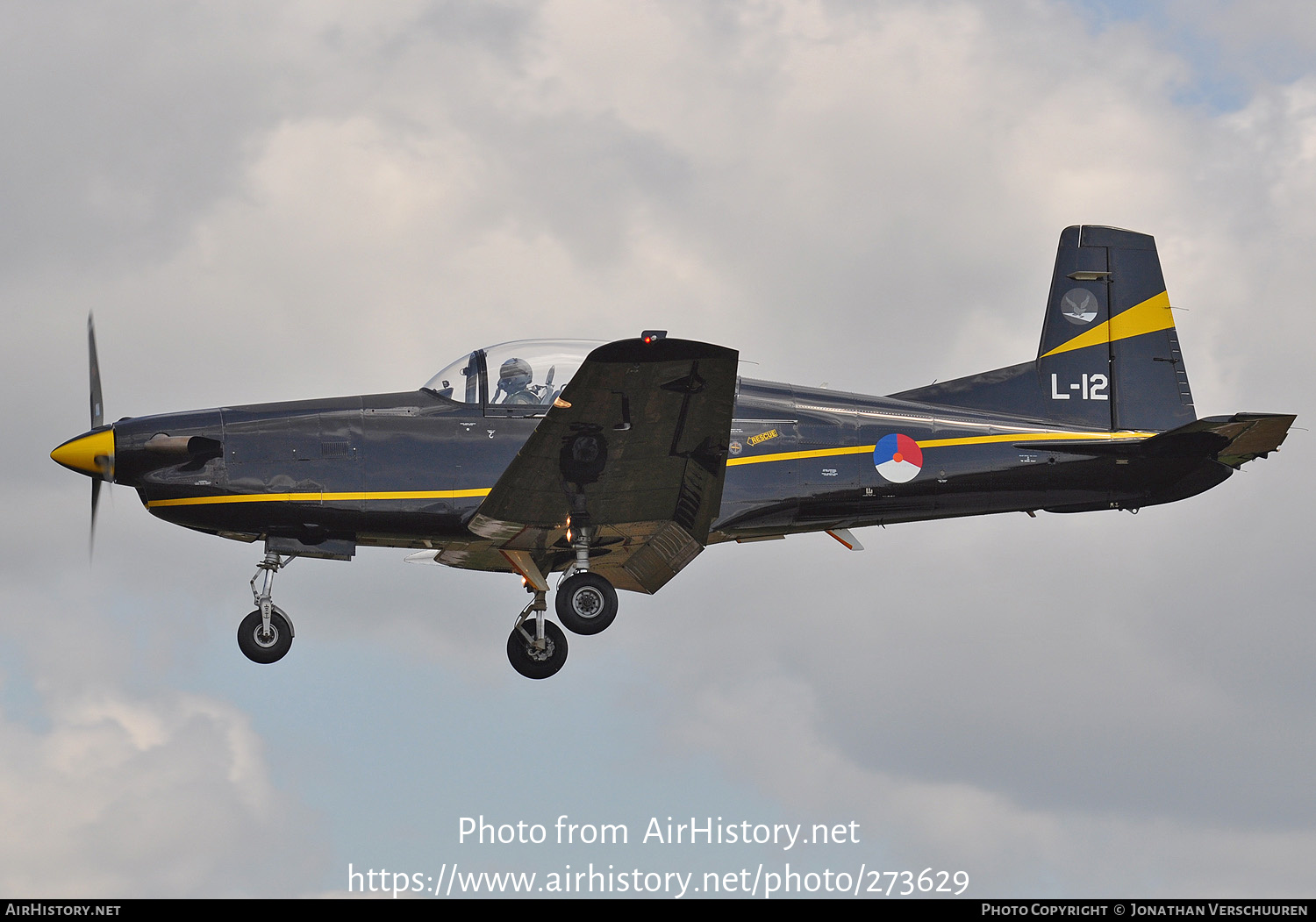 Aircraft Photo of L-12 | Pilatus PC-7 | Netherlands - Air Force | AirHistory.net #273629