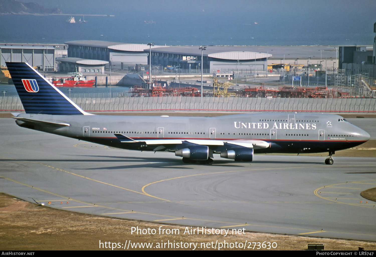 Aircraft Photo of N104UA | Boeing 747-422 | United Airlines | AirHistory.net #273630