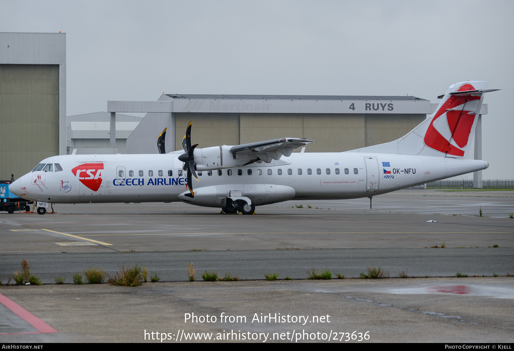 Aircraft Photo of OK-NFU | ATR ATR-72-500 (ATR-72-212A) | ČSA - Czech Airlines | AirHistory.net #273636