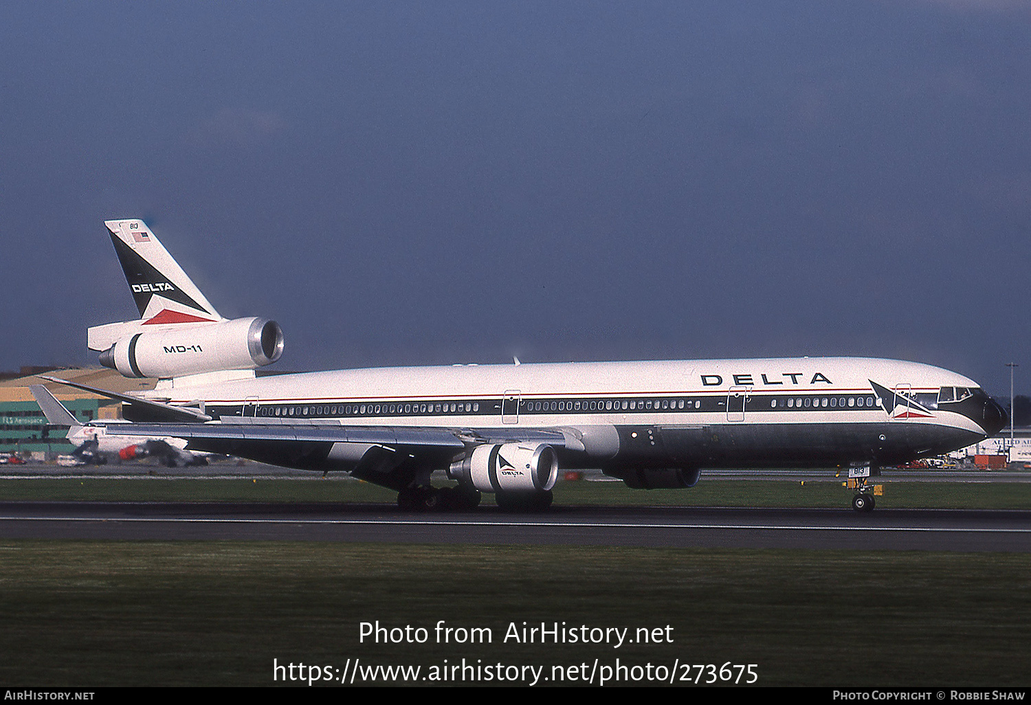 Aircraft Photo of N813DE | McDonnell Douglas MD-11 | Delta Air Lines | AirHistory.net #273675