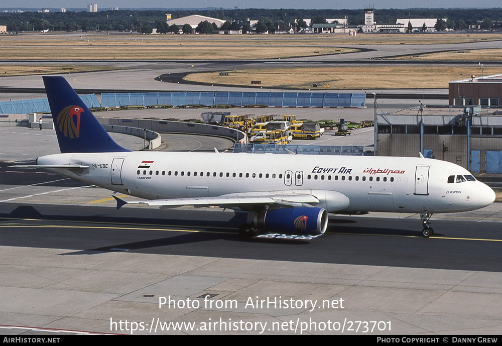 Aircraft Photo of SU-GBE | Airbus A320-231 | EgyptAir | AirHistory.net #273701