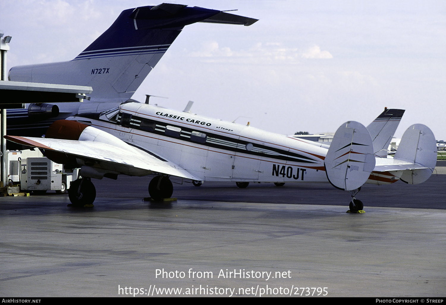 Aircraft Photo of N40JT | Beech C-45B Expeditor Mk.3T | Classic Cargo of Tampa | AirHistory.net #273795