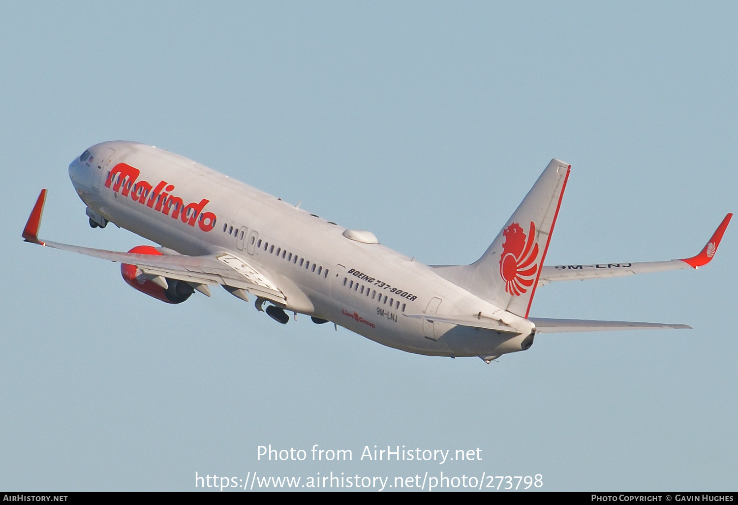 Aircraft Photo of 9M-LNJ | Boeing 737-9GP/ER | Malindo Air | AirHistory.net #273798