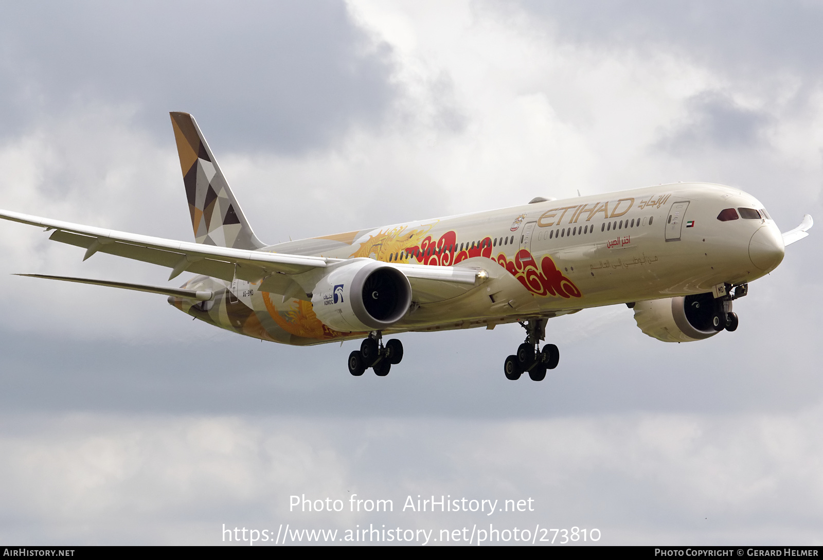 Aircraft Photo of A6-BMD | Boeing 787-10 Dreamliner | Etihad Airways | AirHistory.net #273810