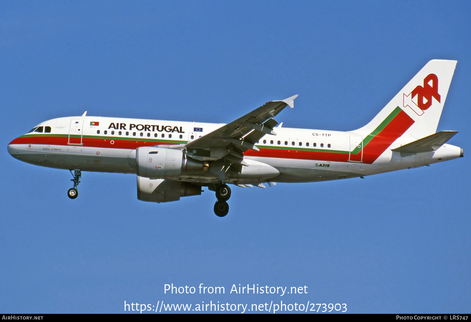 Aircraft Photo of CS-TTP | Airbus A319-111 | TAP Air Portugal | AirHistory.net #273903