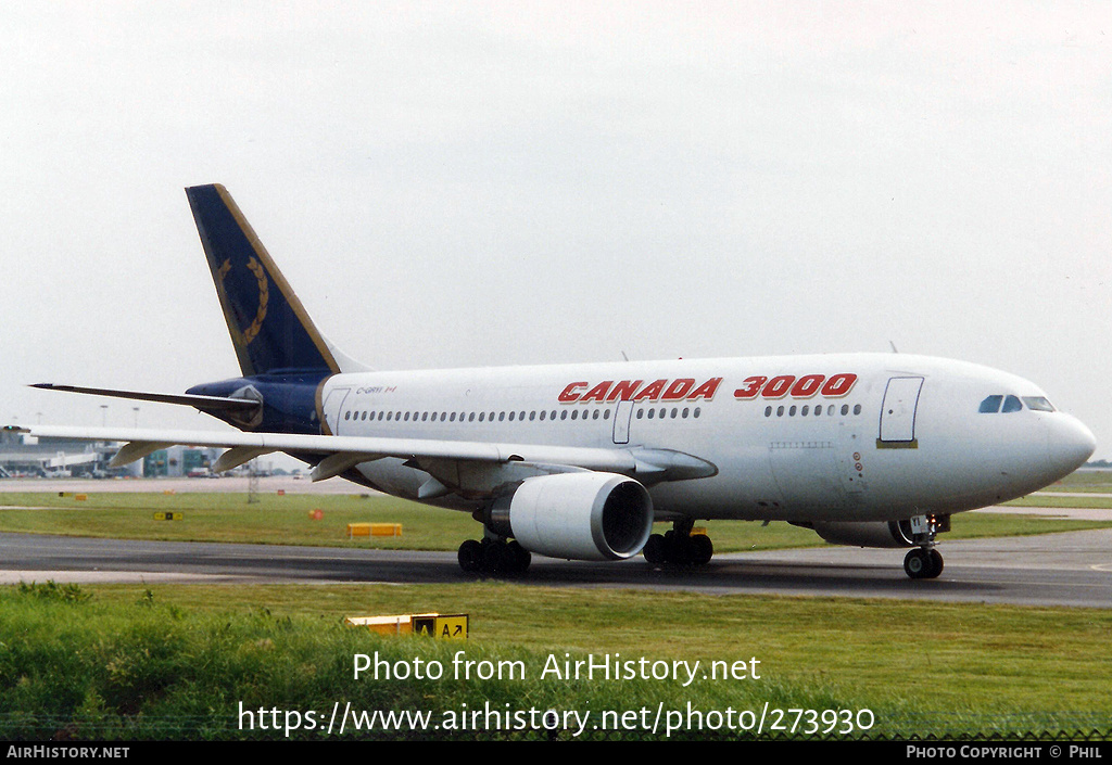 Aircraft Photo of C-GRYI | Airbus A310-304 | Canada 3000 | AirHistory.net #273930