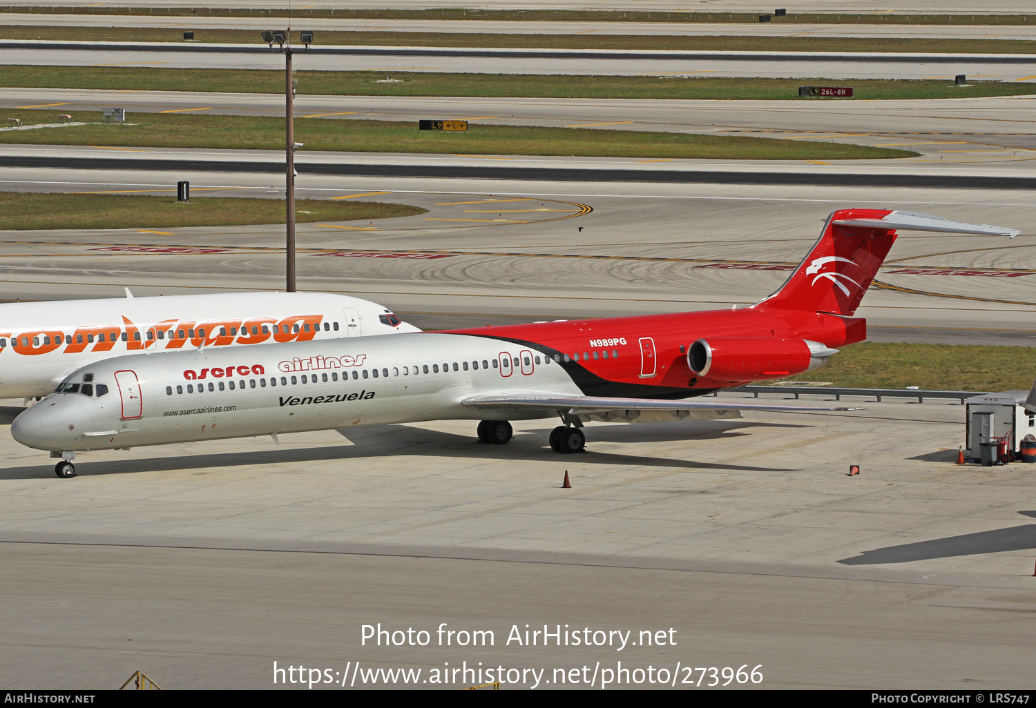 Aircraft Photo of N989PG | McDonnell Douglas MD-83 (DC-9-83) | Aserca Airlines | AirHistory.net #273966