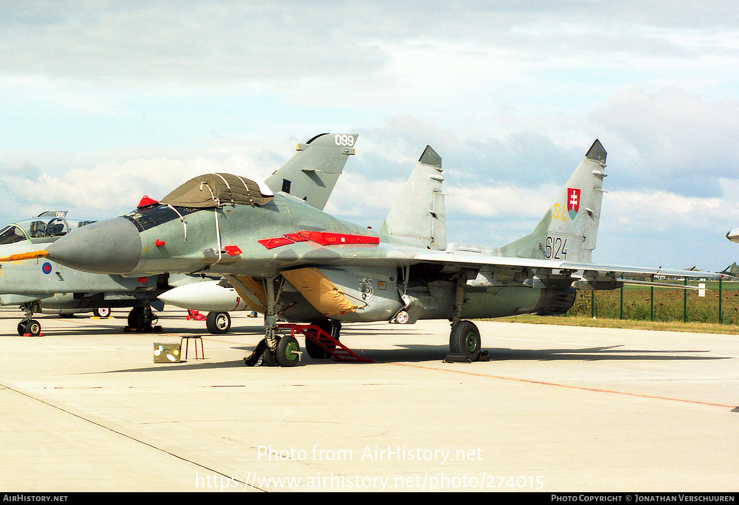 Aircraft Photo of 6124 | Mikoyan-Gurevich MiG-29A (9-12A) | Slovakia - Air Force | AirHistory.net #274015